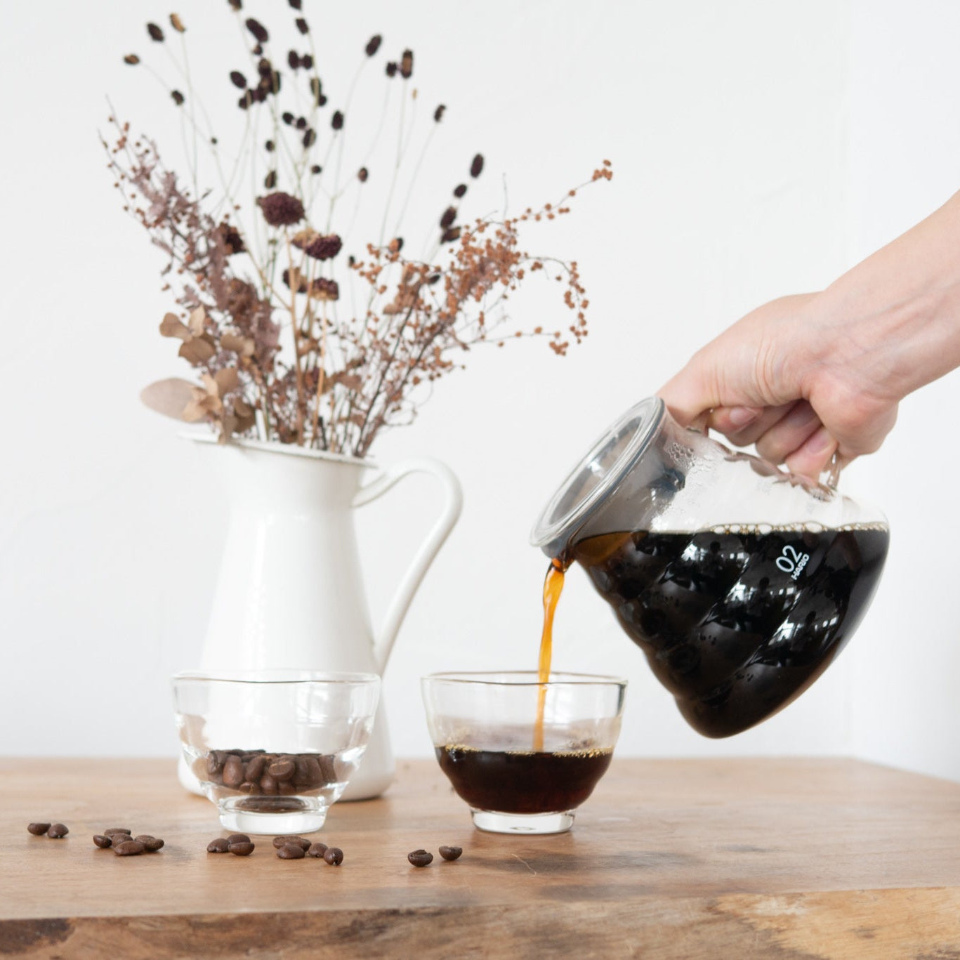 A Sargento Specialty Coffee Lisboa Heatproof Glass Cup 2pcs Set Hario 3