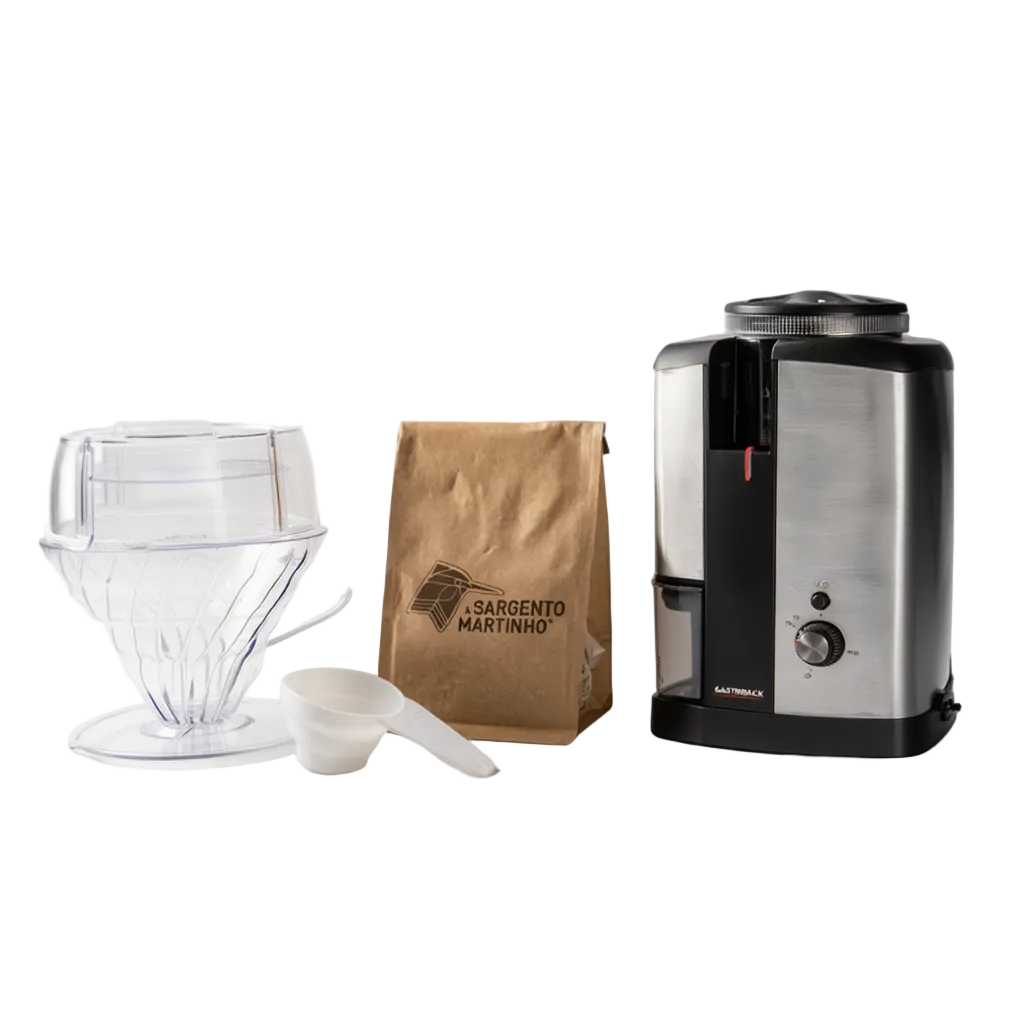 A Sargento Specialty Coffee Lisboa Kit V60 Drip Assist Hario Colher Hario Moinho Gastroback Cafe A Sargento