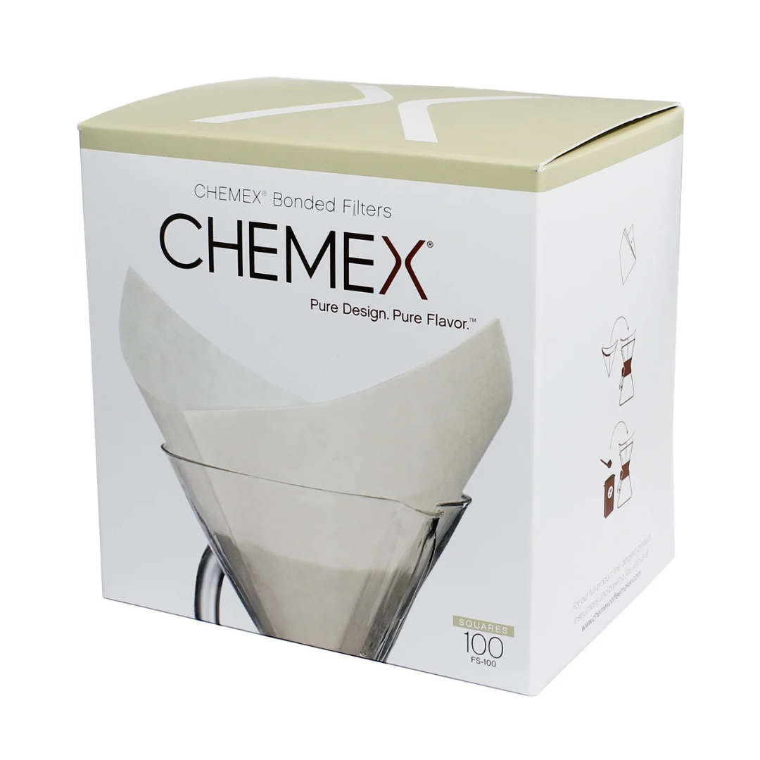 A Sargento Specialty Coffee Lisboa Bonded Filters Pre-folded Squares Chemex 1