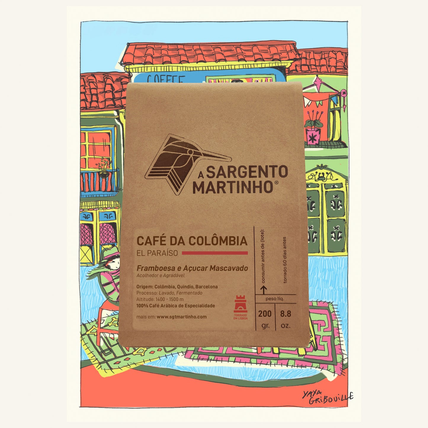 A Sargento Specialty Coffee Lisboa Cafe da Colombia El Paraiso