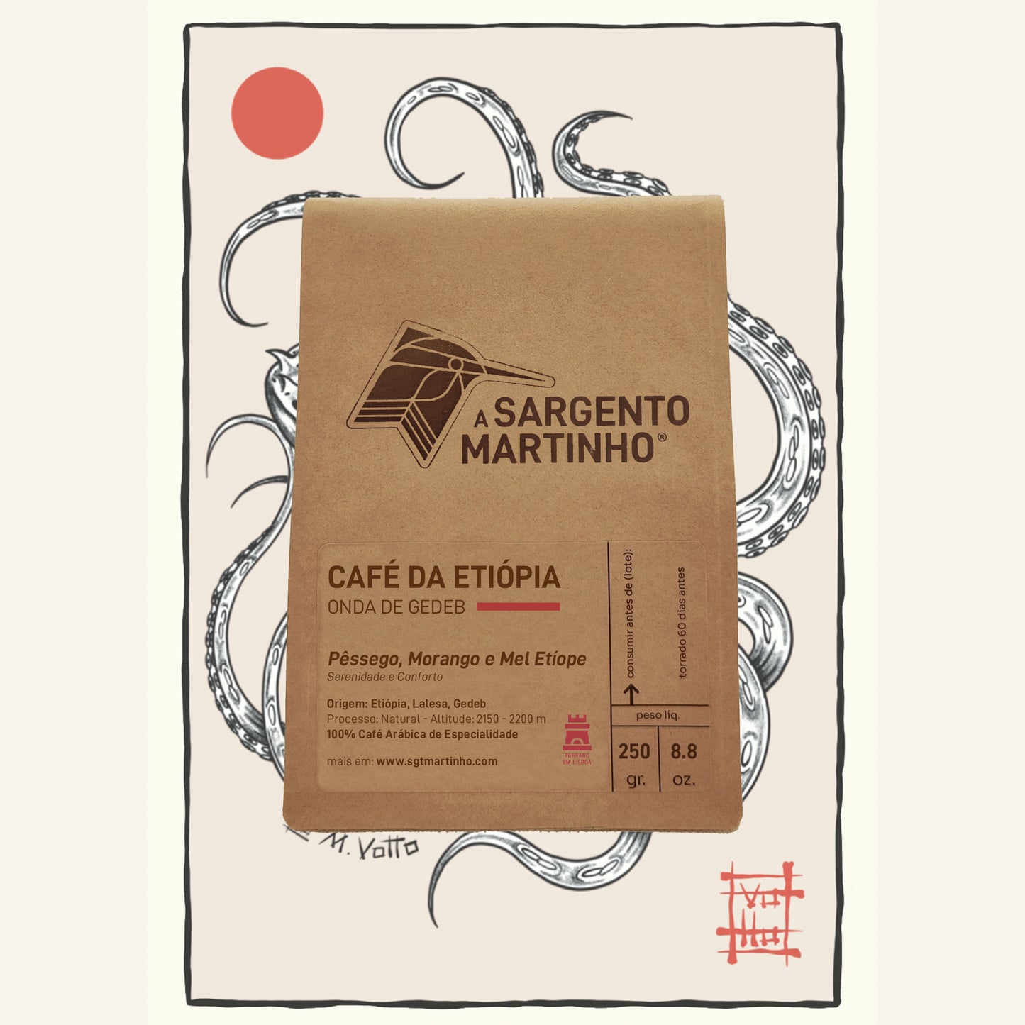 A Sargento Specialty Coffee Lisboa Cafe da Etiopia Onda de Gedeb 0