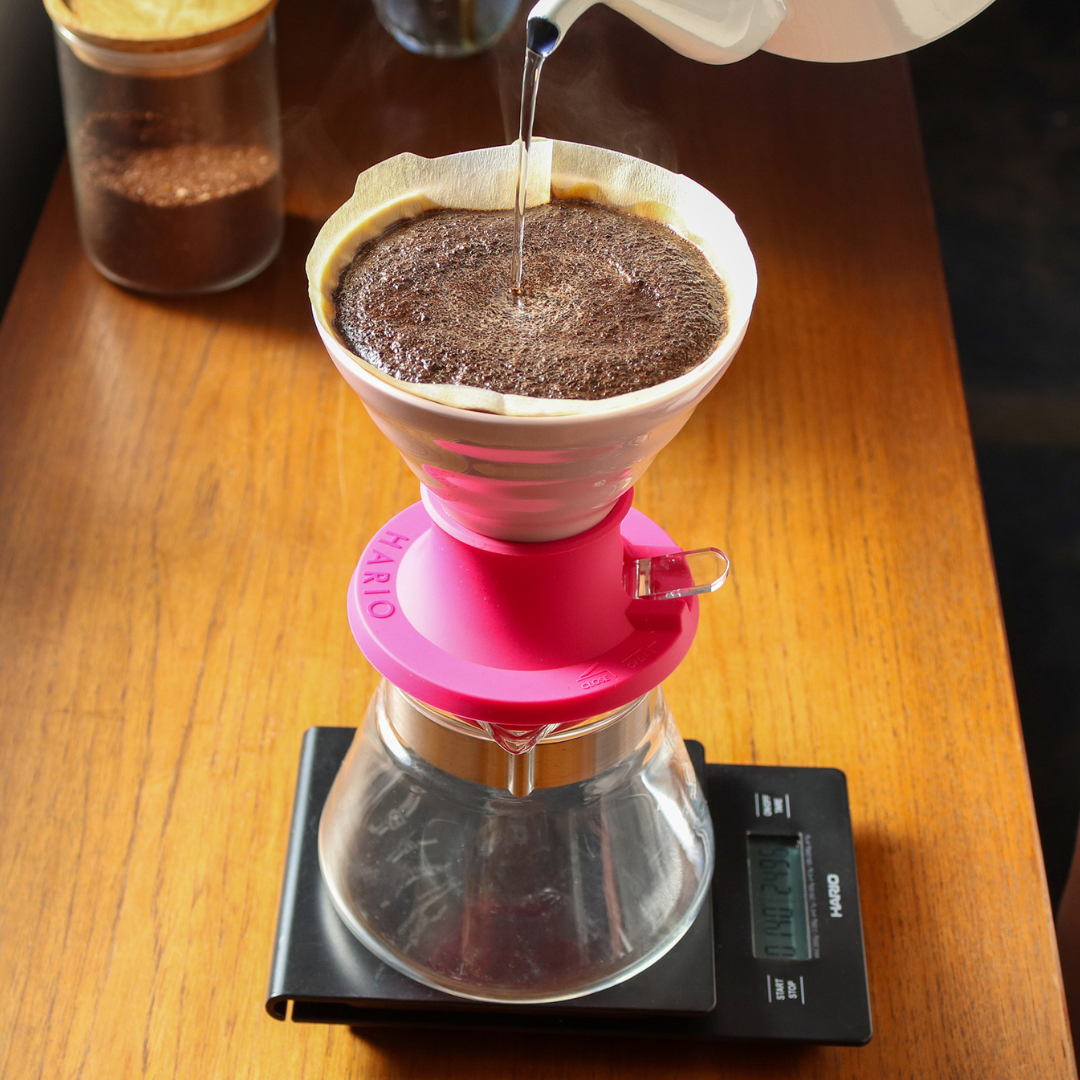 A Sargento Specialty Coffee Lisboa Ceramic Immersion Colour Dripper Switch Pink Hario 2