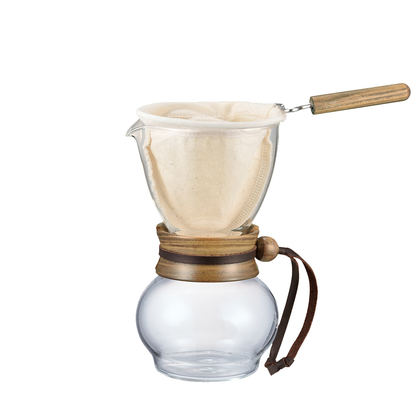 A Sargento Specialty Coffee Lisboa Drip Pot Wood Neck Hario 