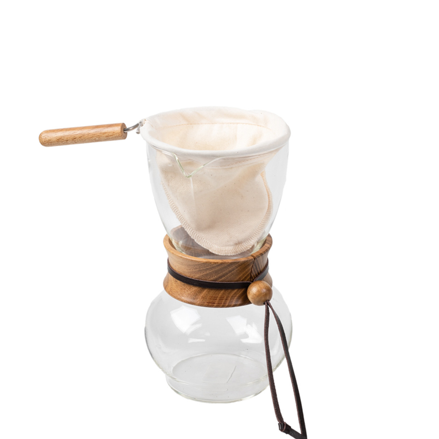 A Sargento Specialty Coffee Lisboa Drip Pot Wood Neck Hario 1