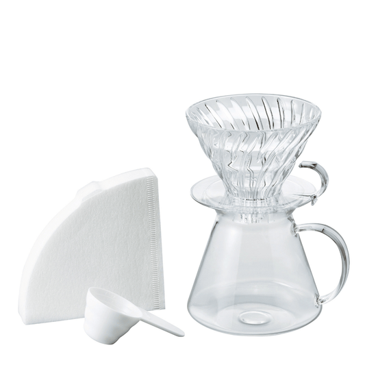 A Sargento Specialty Coffee Lisboa Kit V60 02 - Vidro Hario