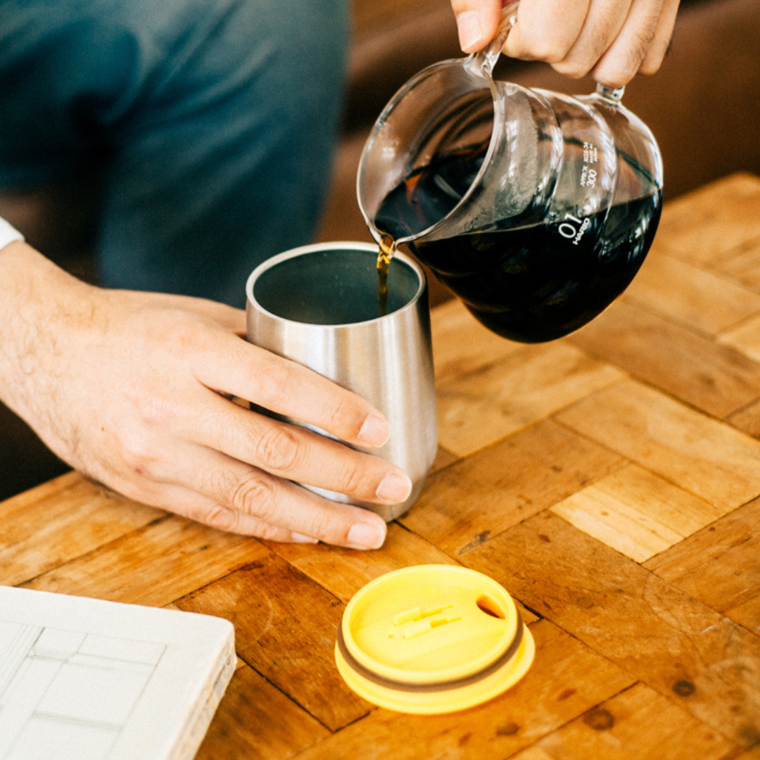 A Sargento Specialty Coffee Lisboa Stainless Steel Mug Miolove Yellow Hario