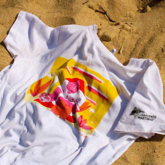 A Sargento Specialty Coffee Lisboa T Shirt Espampada com Arte