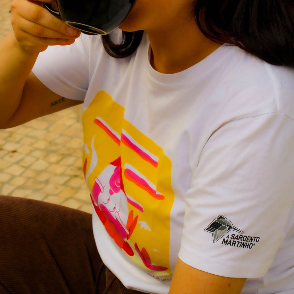 A Sargento Specialty Coffee Lisboa T Shirt Espampada com Arte 2
