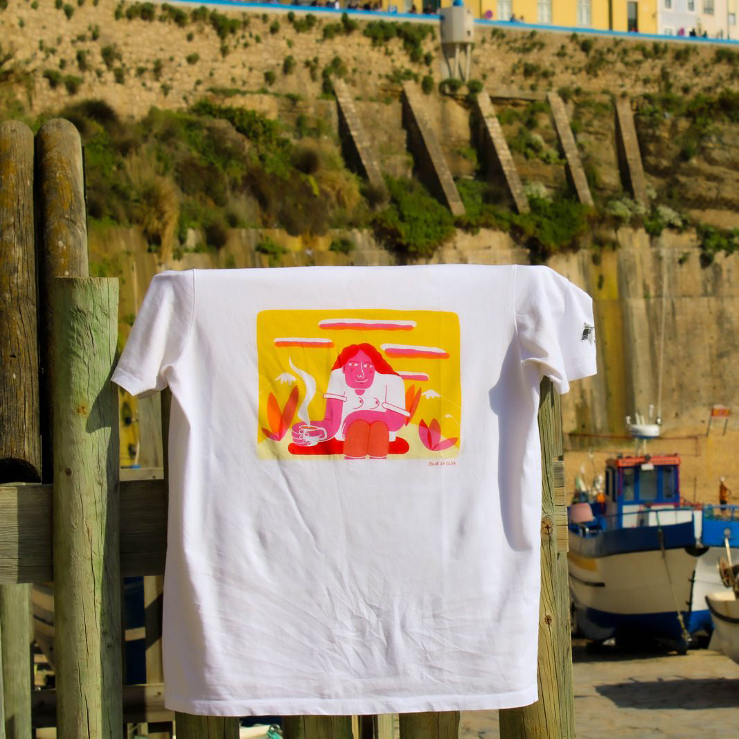 A Sargento Specialty Coffee Lisboa T Shirt Espampada com Arte 3