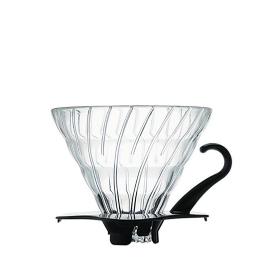 A Sargento Specialty Coffee Lisboa V60 Coador Vidro Preto Hario
