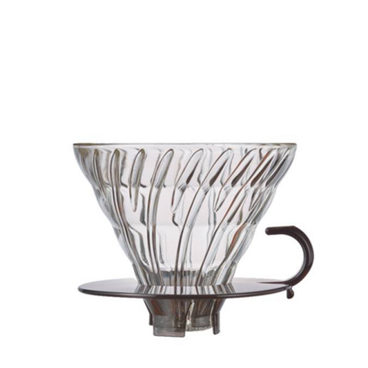 V60 02 Coador Vidro Transparente Hario